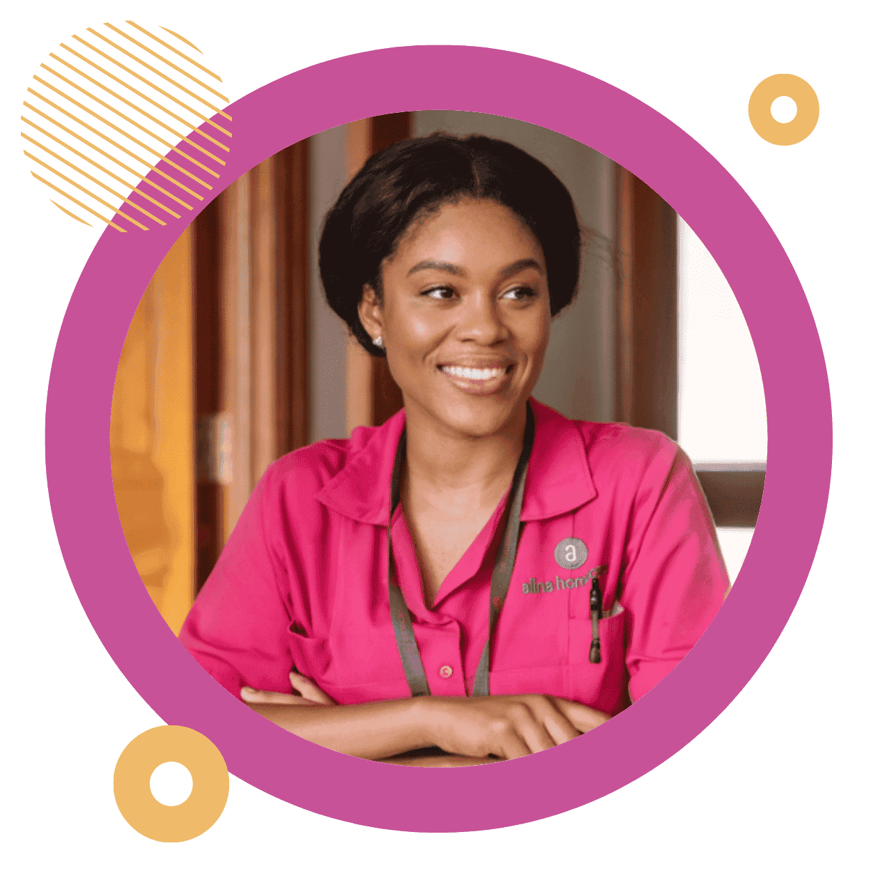 Care Assistant providing care